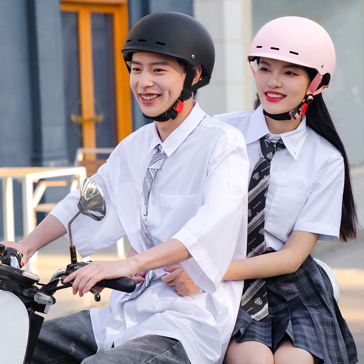 Mũ Bảo Hiểm Không Gương Soi An Toàn Thời Trang Mùa Hè Cho Nam Và Nữ