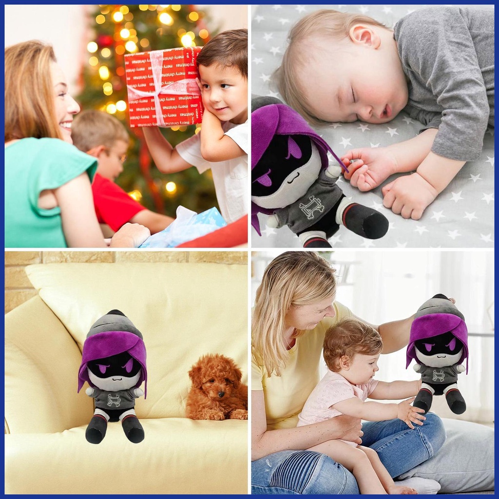 Thú Nhồi Bông Mềm Mại Hình Nhân Vật Hoạt Hình Cho Bé