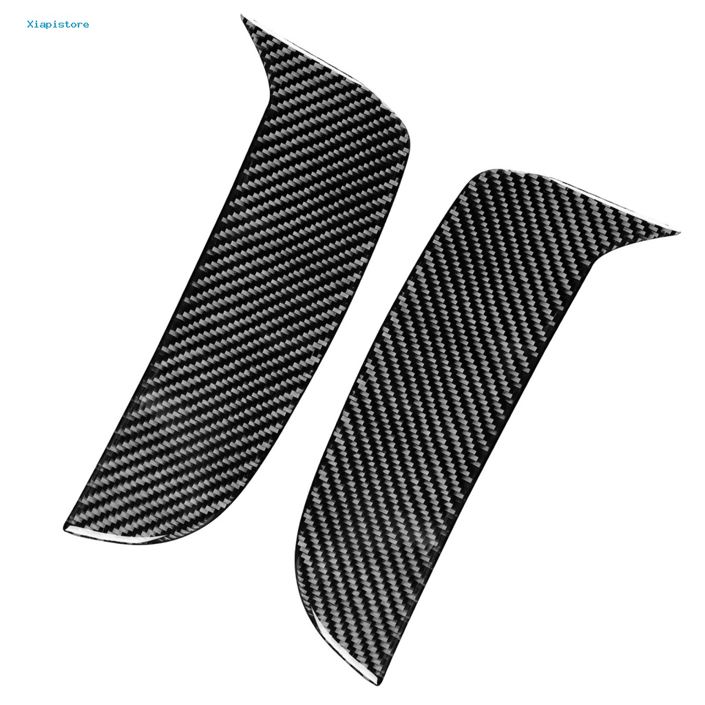 1 Cặp Miếng Dán Viền Đèn Sương Mù Bằng Sợi Carbon Cho Xe Porsche Macan-Cayenne 18-21 L / R Drive