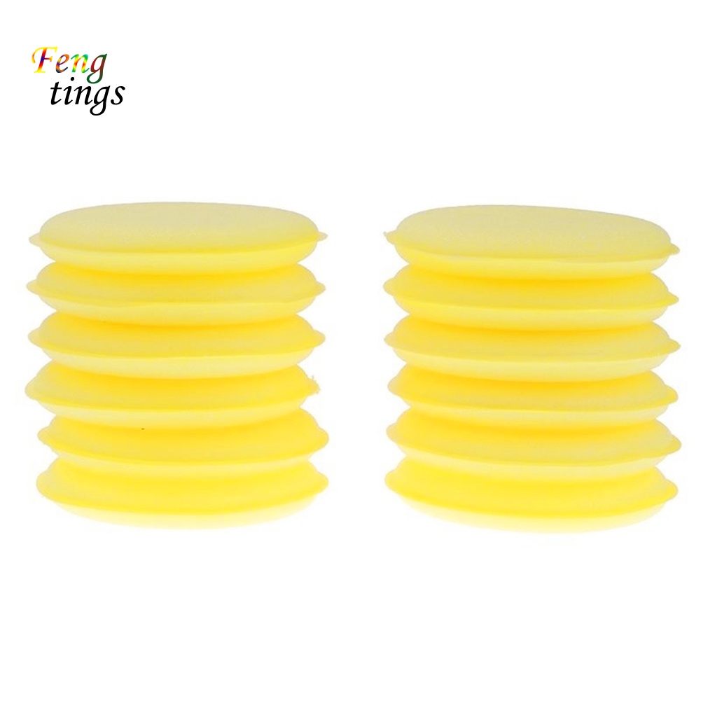 Bộ 12 Miếng Xốp Mềm Đánh Bóng Xe Hơi