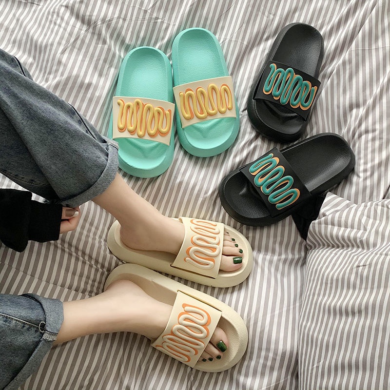 Dép Bánh Mì Dày Dặn Phong Cách Thời Trang Hàn Quốc Dành Cho Nữ