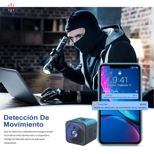 Camera An Ninh Không Dây Kết Nối Wifi Hd 1080p Có Tầm Nhìn Đêm