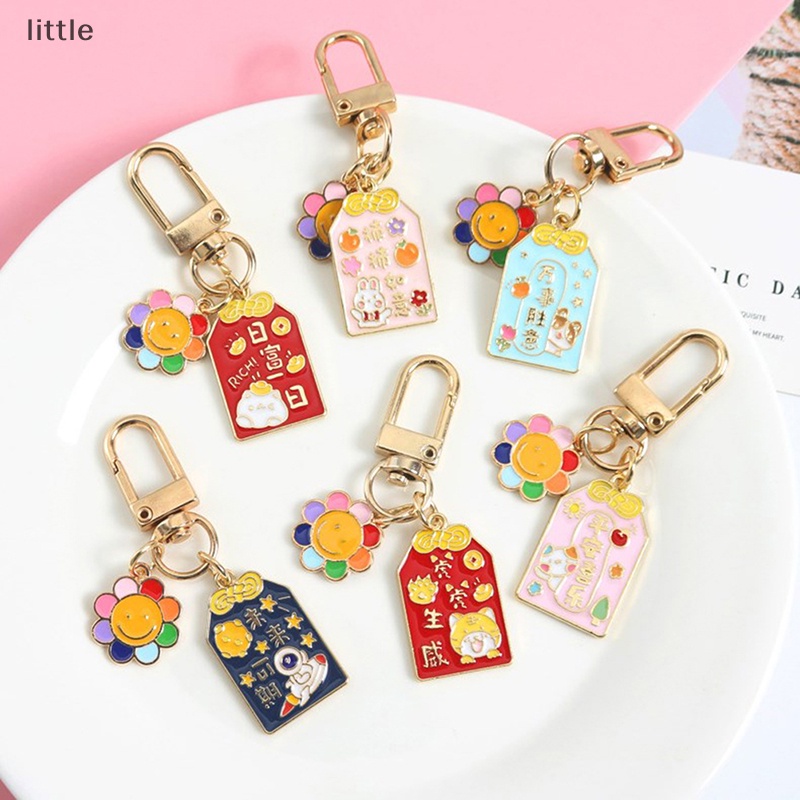 Vnlittle Móc Chìa Khóa May Mắn Phong Cách Trung Hoa Trang Trí Ba Lô Cho Airpods / Samsung Galaxy Buds