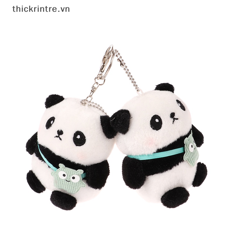 Móc Khóa Hình Gấu Trúc Nhồi Bông Đáng Yêu
