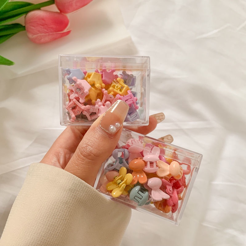 1 Kẹp Tóc Nhỏ Hình Hoa / Chuột mickey Nhiều Màu Sắc Dễ Thương Cho Bé Gái