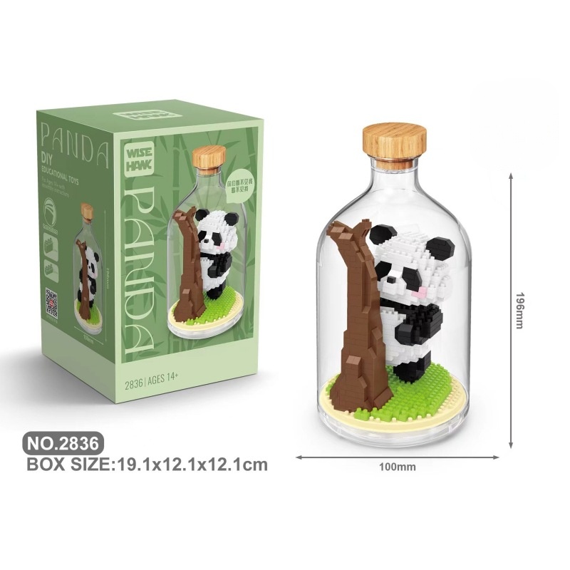 Bộ Đồ Chơi Lắp Ráp Gấu Trúc 2836-40 Cho Bé
