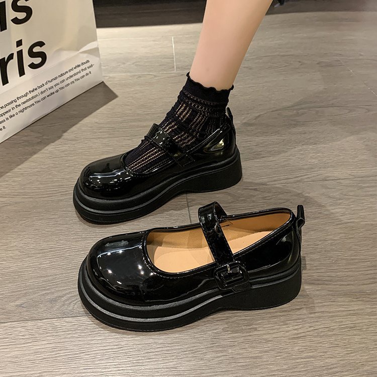 Giày búp bê UNTEEY 023 B92G02A 34Z230821 đế mềm chống trượt phong cách Lolita xinh xắn cho nữ 2023