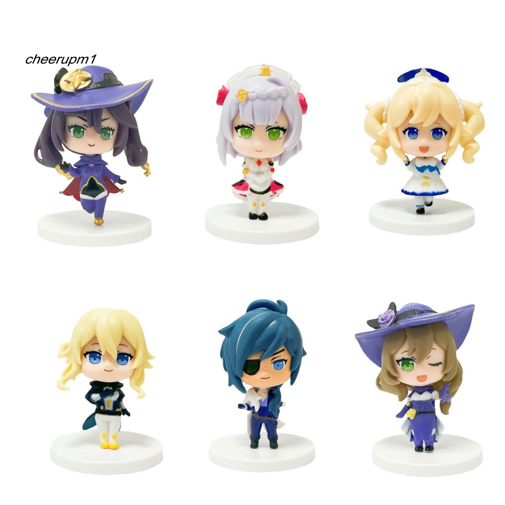 Set 6 Mô Hình Nhân Vật Phim Hoạt Hình Anime Dễ Thương