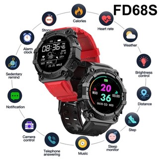 Đồng hồ thông minh fd68s 2021 chống nước theo dõi nhịp tim cho ios android