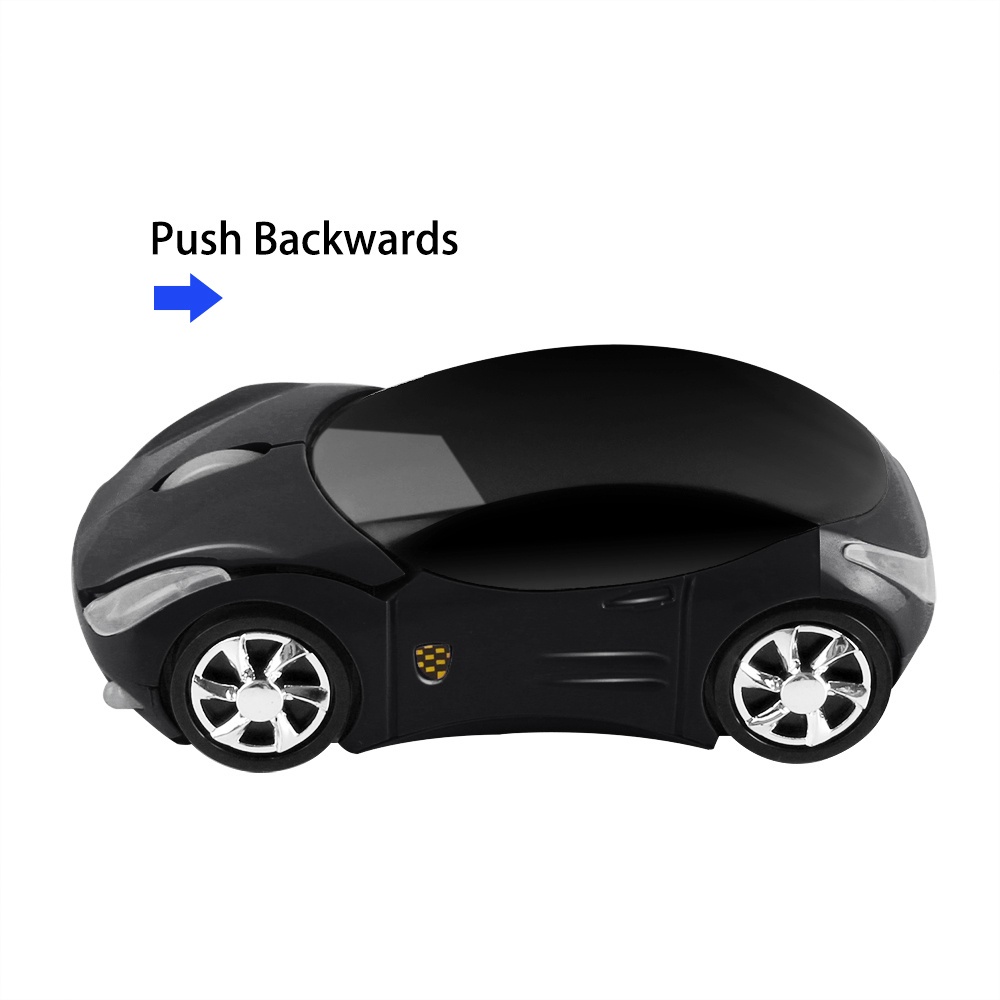 Chuột không dây 2.4GHz 1600 DPI Tạo Hình Xe Hơi Thể Thao Ferrari