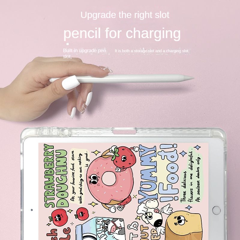 Ốp Máy Tính Bảng Tpu Gập Gọn Chống Rơi iPad Air 4 10.9 2021 Pro 11 10 2022 10.9 gen9 / 8 / 7 Gen 10.2 iPad gen5 / 6 / Air1 / 2 9.7 6 mini4 5 iPad