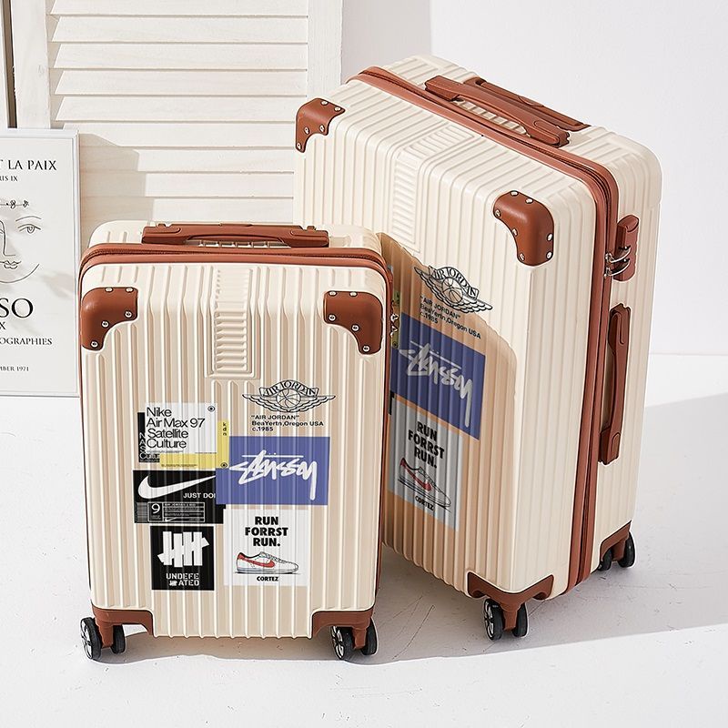 Vali LOGO hợp thời trang 20/22/24/26/28 inch vali kéo di động vali sức chứa lớn cho bé trai và bé gái
