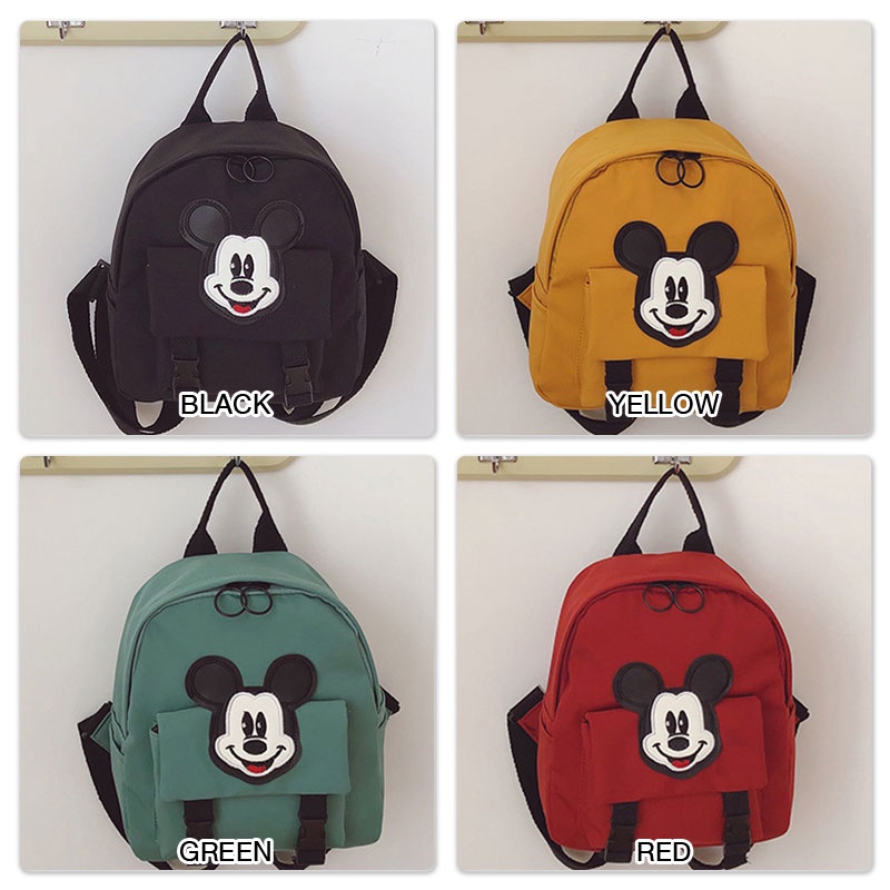 Mr.puffer Ba Lô mini Siêu Nhẹ In Họa Tiết Hoạt Hình mickey Dễ Thương Thời Trang Cho Bé Trai Và Gái