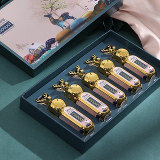 Set 5 Son Môi Dưỡng Ẩm Không Dính Cốc Dễ Lên Màu Thiết Kế Vỏ Chạm Khắc Phong Cách Trung Hoa