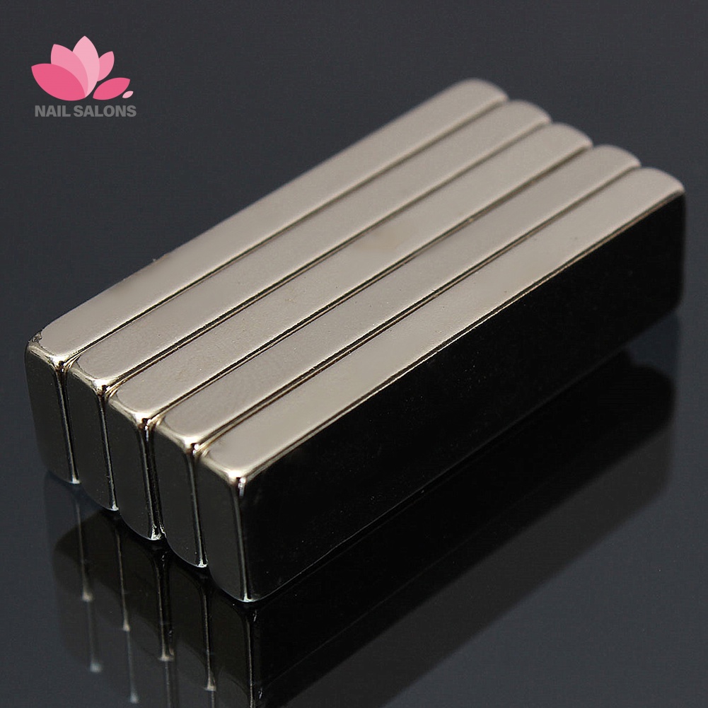 Set 5 Nam Châm Chắc Chắn 40x10x4mm N52 Cho Tủ Lạnh