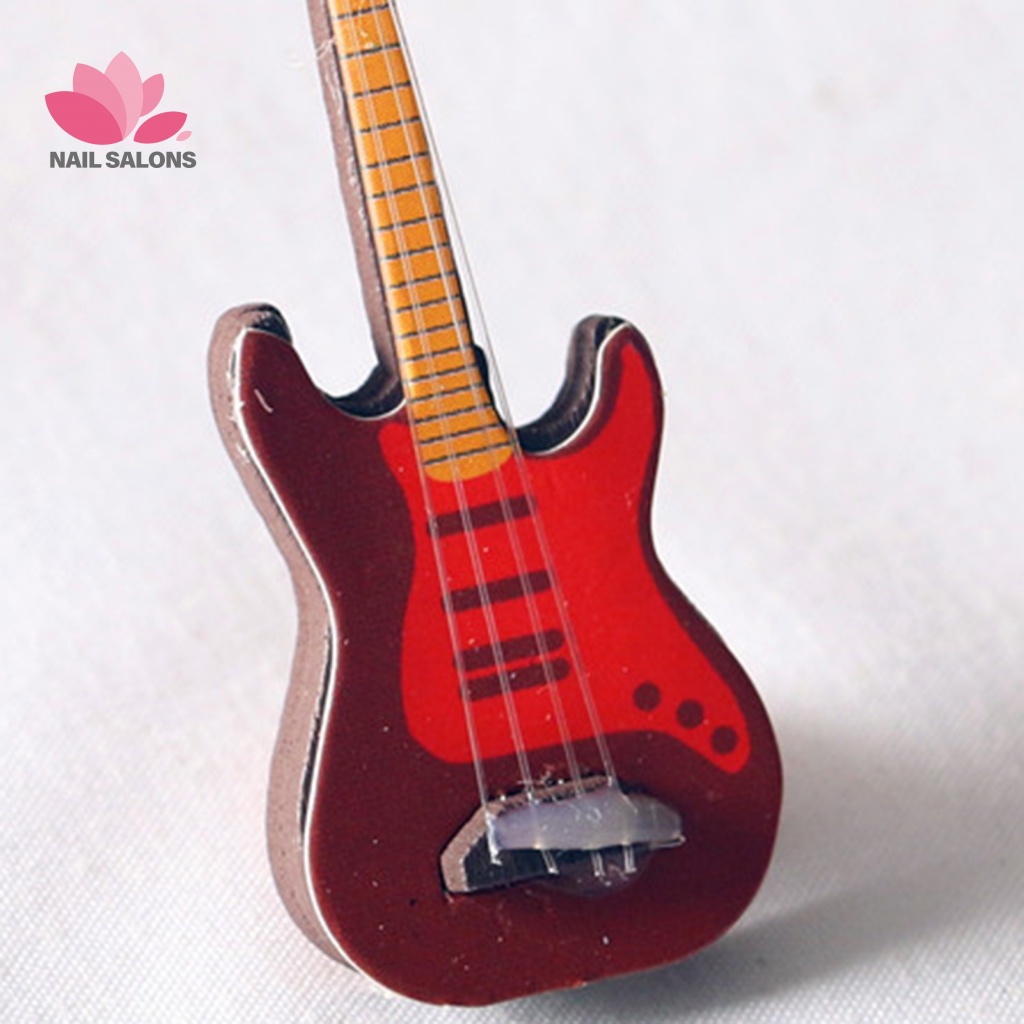 Đàn Guitar Mini Kết Cấu Cao Cấp Dùng Trang Trí Nhà Búp Bê