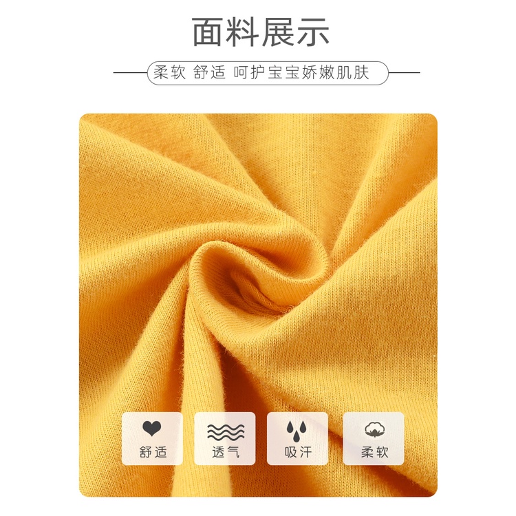 Bộ Áo Thun cotton Ngắn Tay + Quần short In Họa Tiết Hoạt Hình Phong Cách Hàn Quốc Thời Trang Cho Bé 60-130cm