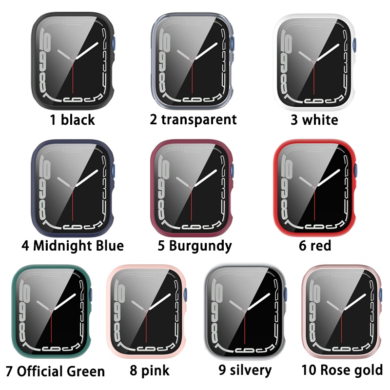 Miếng Dán Bảo Vệ Màn Hình HD Bằng PC Cứng Cho Apple watch Series 8 7 SE 6 5 4 3 Ultra iwatch 40mm 44mm 41mm 45mm