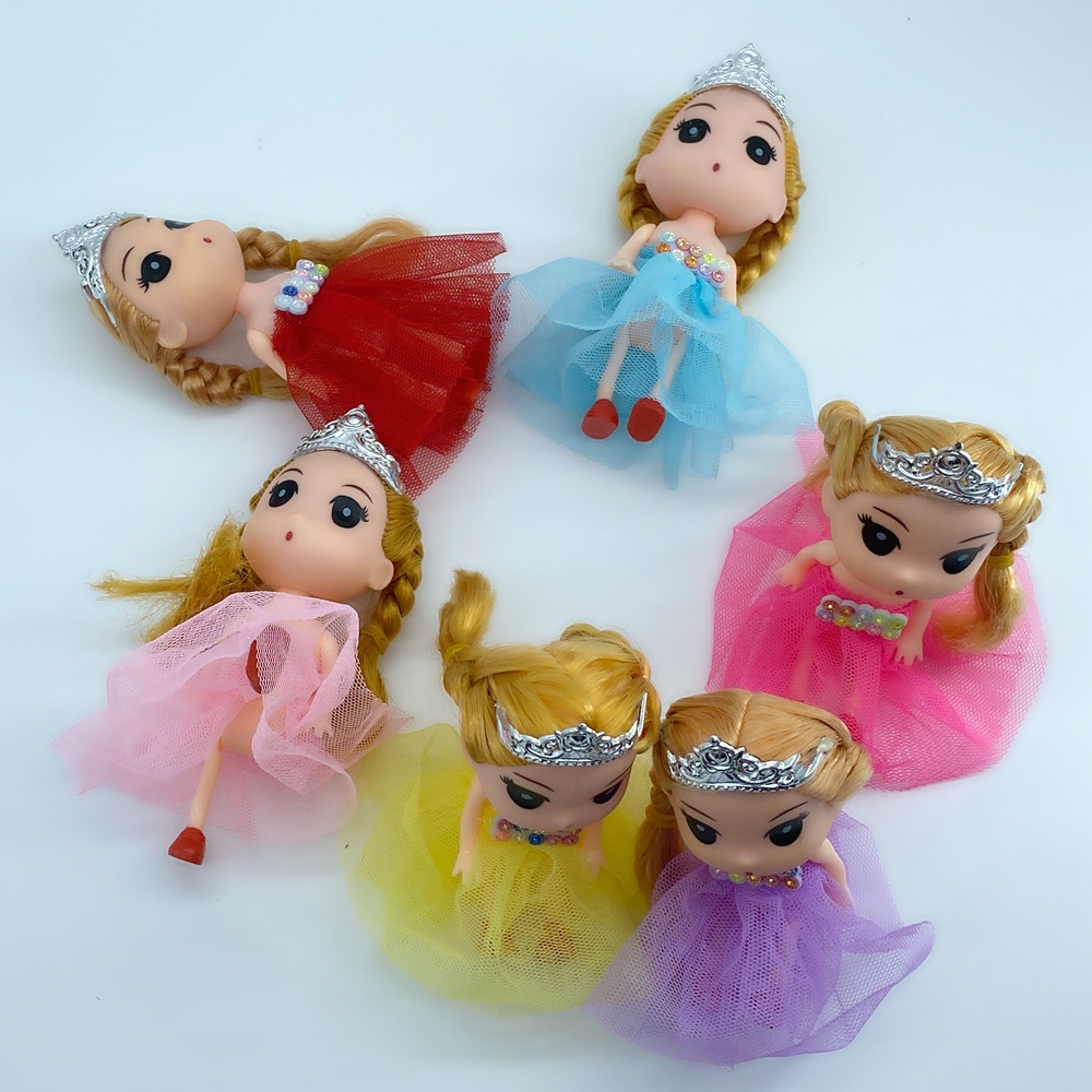 Búp Bê Barbie 12cm Kiểu Công Chúa Dễ Thương Xinh Xắn