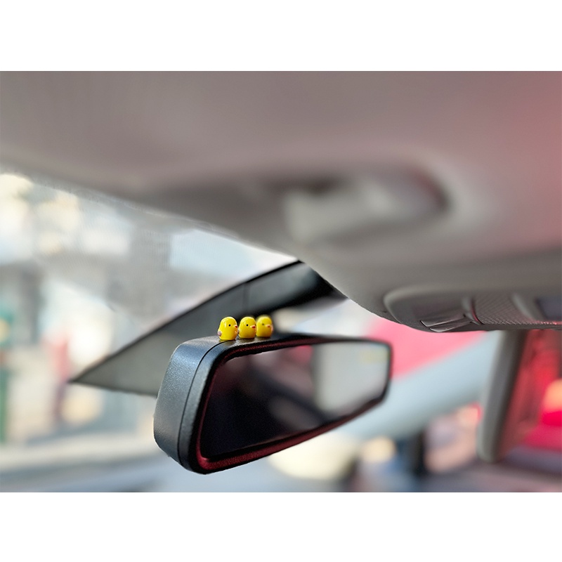 Bộ 20 Đồ trang trí Gà Con Mini Dễ Thương Dùng Trang Trí Gương Chiếu Hậu Xe Hơi