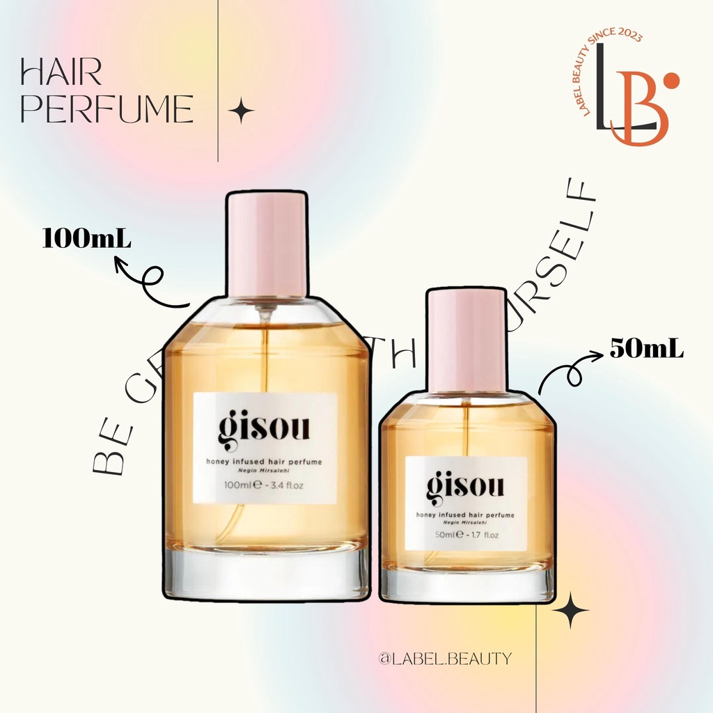 Sẵn ✨ Nước hoa dành cho tóc Gisou Honey Infused Hair Perfume - 𝐋𝐚𝐛𝐞𝐥.𝐛𝐞𝐚𝐮𝐭𝐲 ✨
