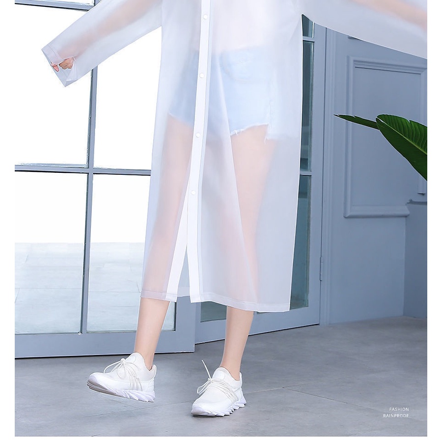 Áo Mưa Toàn Thân EVA Dày Dặn Không Phai Màu Cho Người Lớn