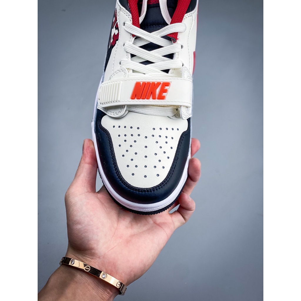 Hot sae jordan legacy 312 thấp trắng đen đỏ giày thể thao giản dị fj7221-101 36-45