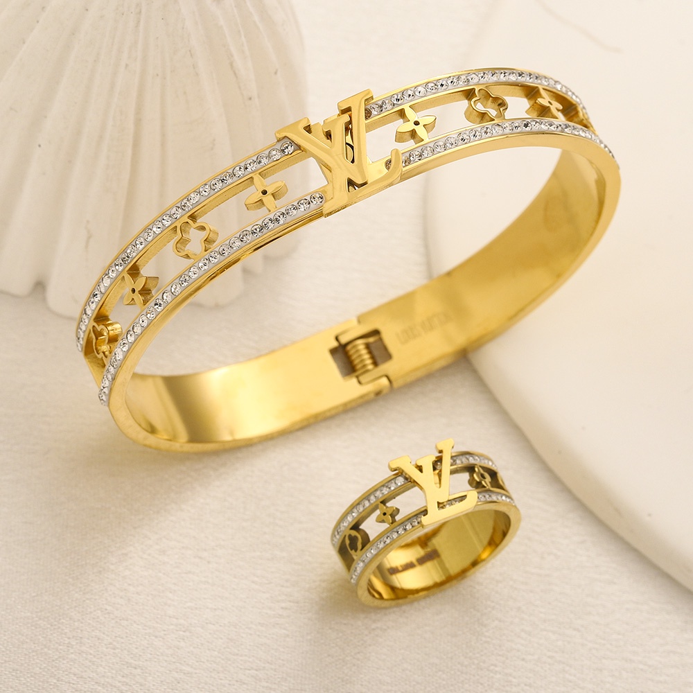 Louis vuitton Nhẫn lv Bạc 925 Phong Cách Hàn Quốc Đơn Giản Sáng Tạo Dành Cho Nữ