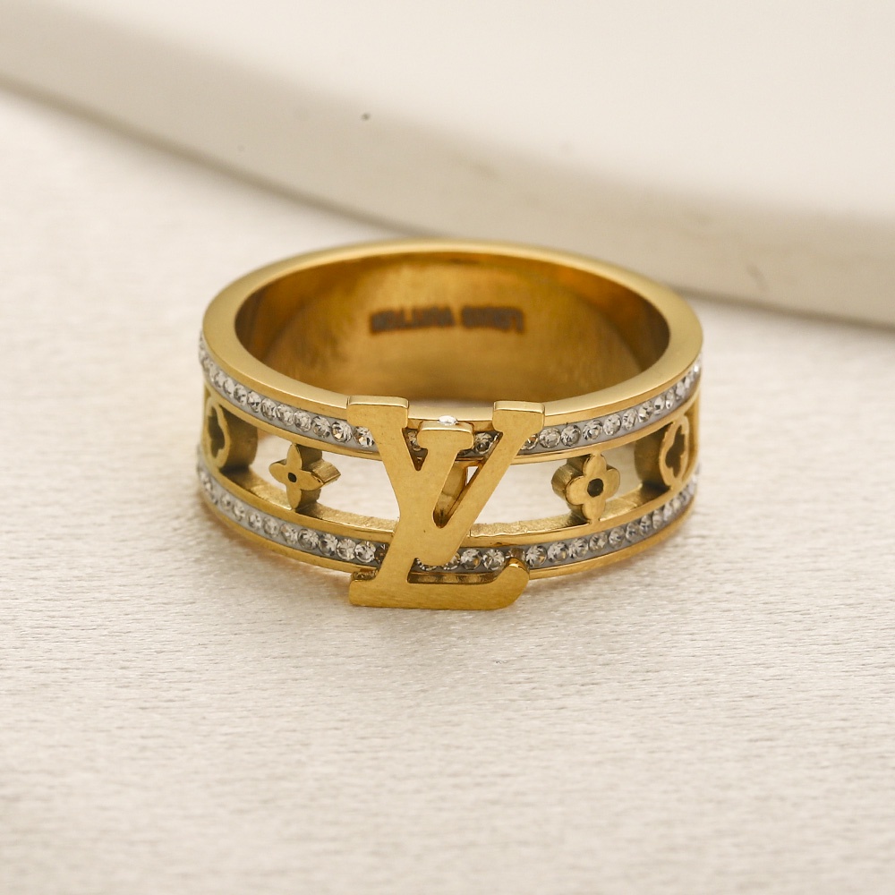 Louis vuitton Nhẫn lv Bạc 925 Phong Cách Hàn Quốc Đơn Giản Sáng Tạo Dành Cho Nữ