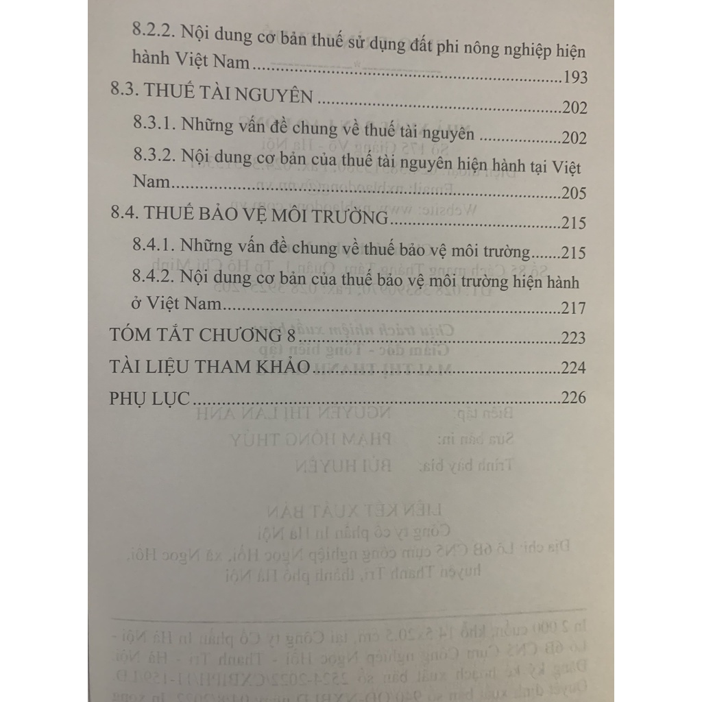 Sách - Giáo Trình Thuế - Nhà Sách Pháp Luật New
