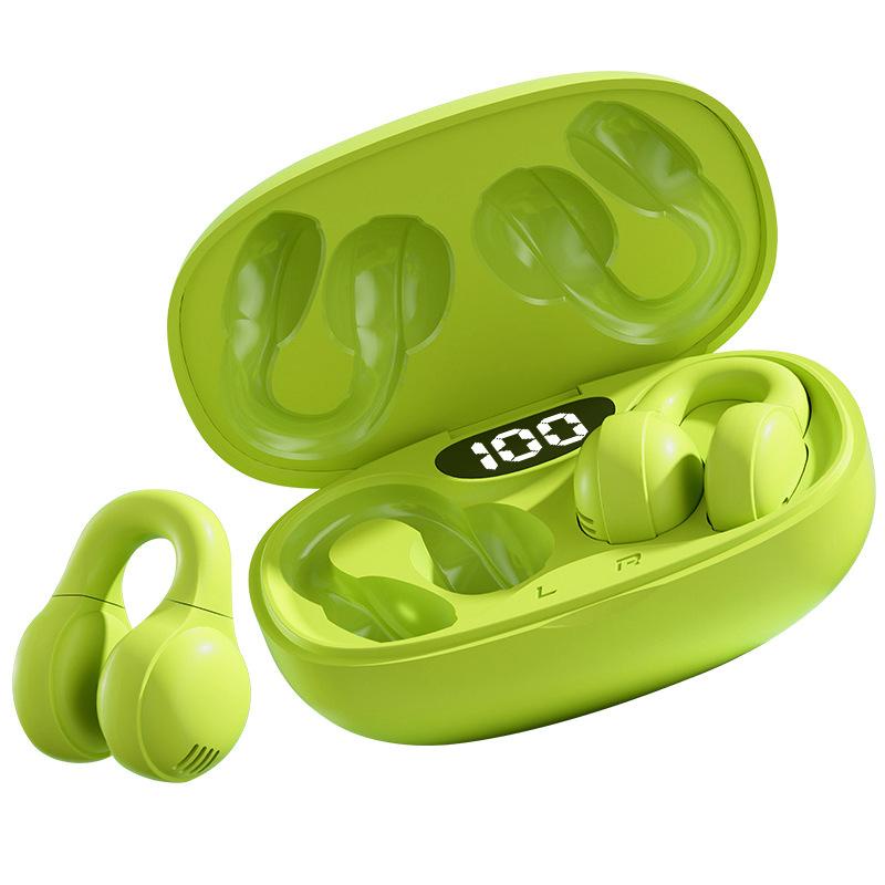 Tai Nghe Bluetooth Dẫn Truyền Xương Kiểu Kẹp Tai, Tai Nghe Thể Thao Không Vào Tai Tai Nghe Không Dây