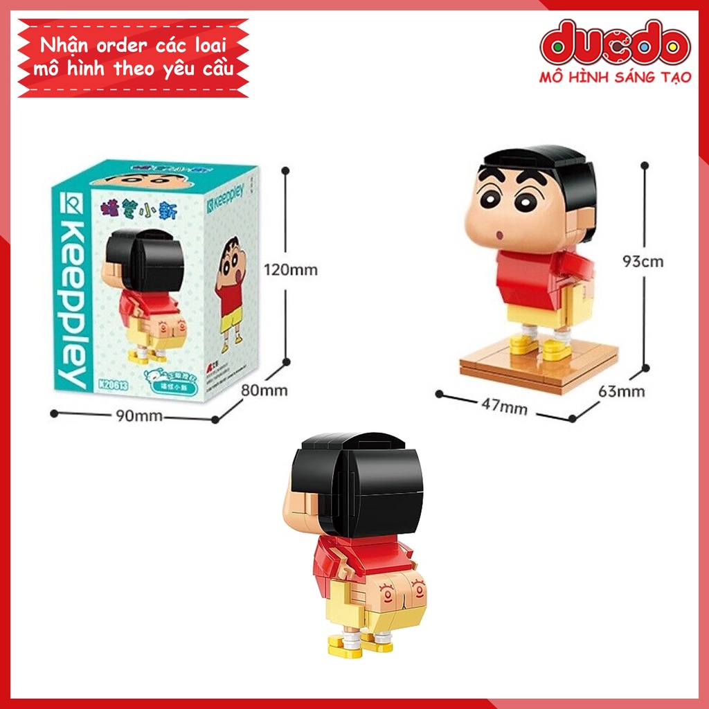 Keeppley K20601 K20602 K20603 K20604 K20613 Brick Headz Shin cậu bé bút chì - Đồ chơi Lắp ghép Mô hình BrickHeadz