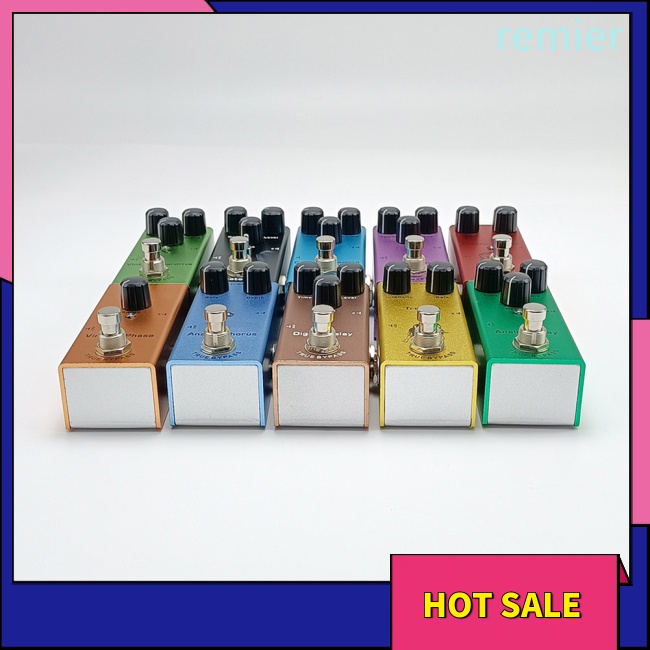 Re electric guitar pedal vintage overdrive / distortion crunch / distortion / tremolo / classic chorus / digital delay