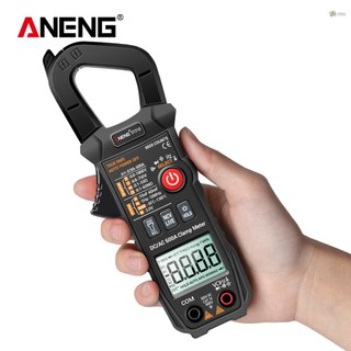 [ready Stock] aneng digital clamp meter ac / dc current clamp true-rms multimeter auto-ranging multi tester with amp volt ohm resistance capacitance continuity diode nhiệt độ tần số