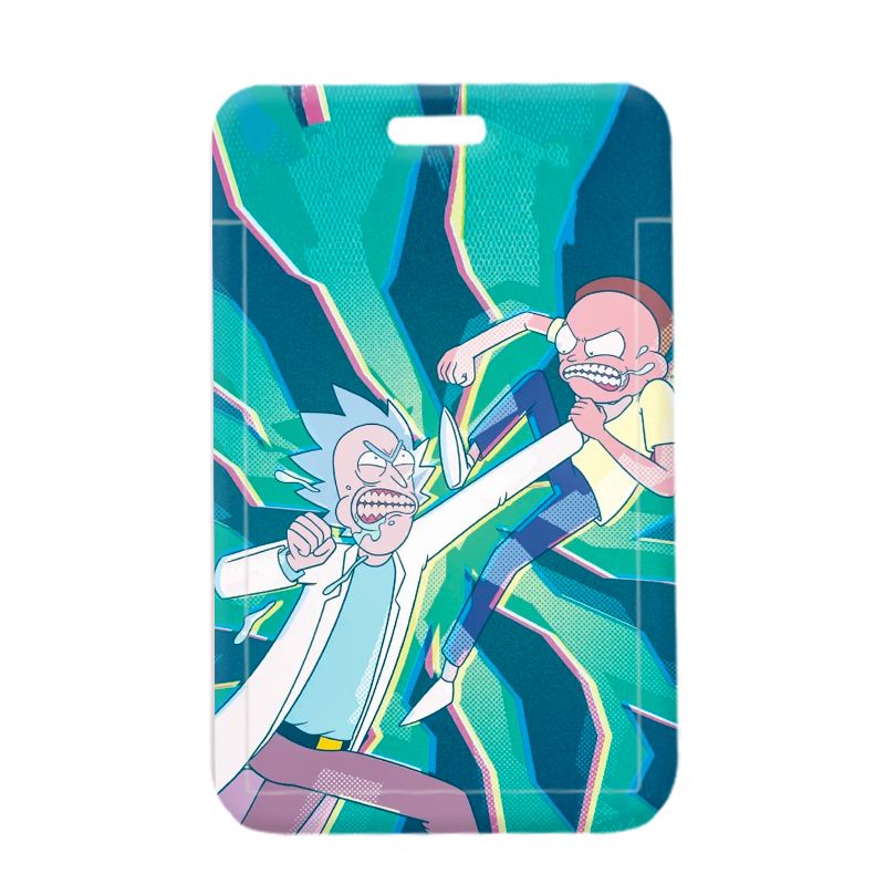 Ví Đựng Thẻ Họa Tiết Hoạt Hình Rick and Morty Độc Đáo
