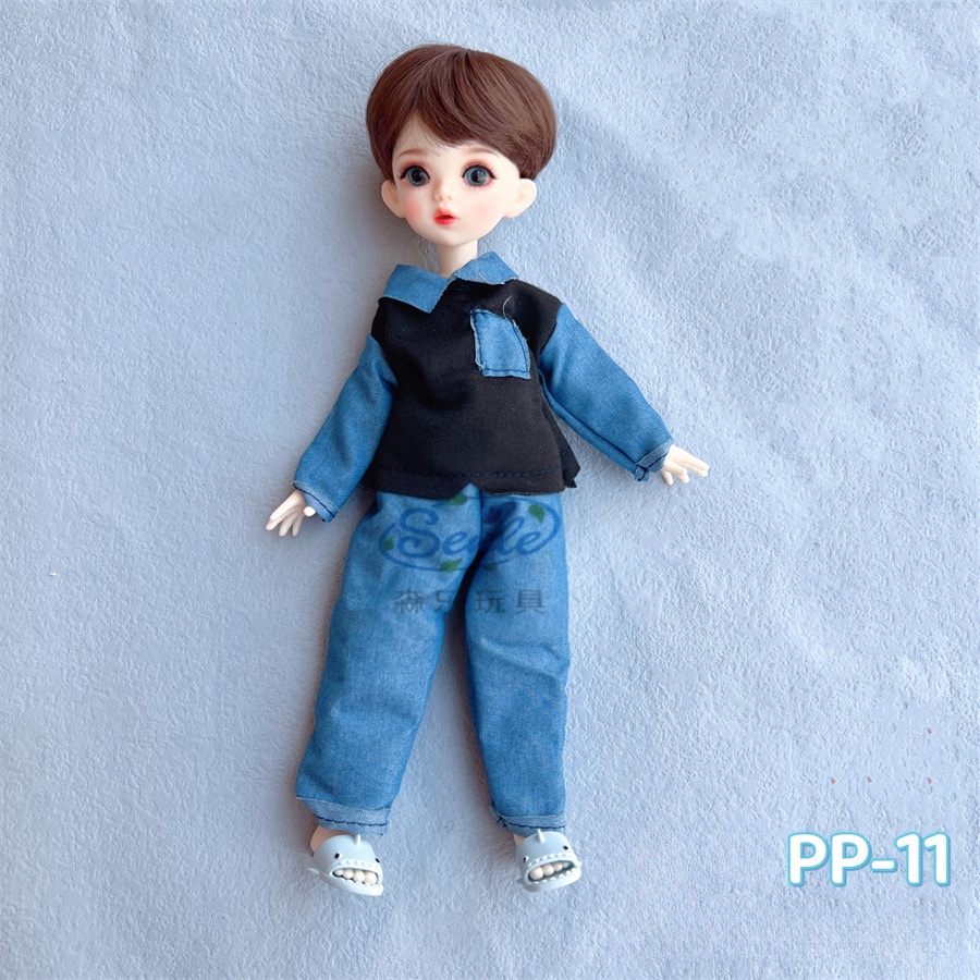 Bjd 30 cm quần áo búp bê bé trai mới búp bê đẹp trai bộ giản dị unisex quà tặng nam và nữ