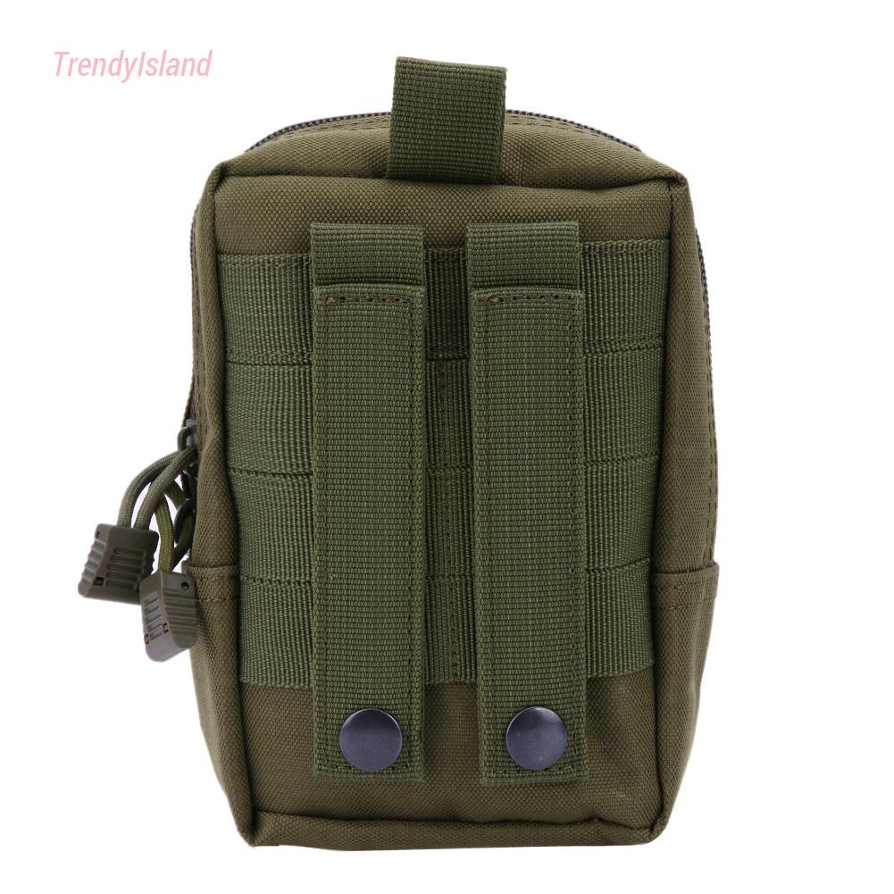 Tactical molle pouch belt waist pack bag military waist fanny phone canv w#3