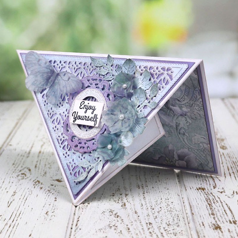 Khuôn Cắt Giấy Kim Loại Hình Đèn Lồng / Nơ Xinh Xắn