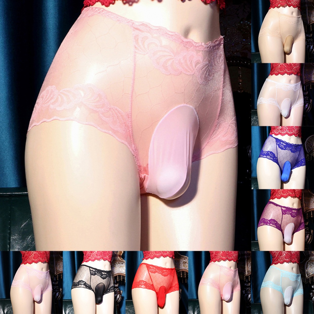 Quần Lót Nam Dạng Lưới Siêu Mỏng Xuyên Thấu Gợi Cảm