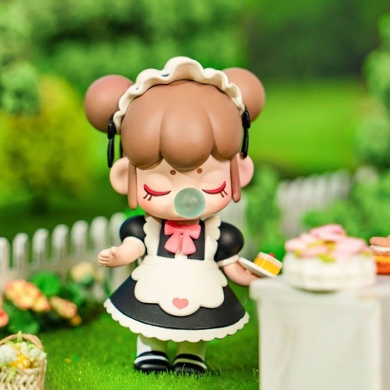 Panda ~  hộp ngẫu nhiên, búp bê hoạt hình mini, dòng trà chiều Ruolai Dreamland để bàn đồ chơi trang trí hộp mù búp bê thu thập đồ chơi hình hộp quà tặng bất ngờ sản xuất tại Chin 0166