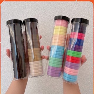 Chun cột tóc dây buộc tóc phụ kiện tóc, Hộp 20 Chun Buộc Tóc _MQS