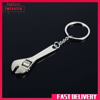 Imixcity dụng cụ thực tế cờ lê monkey spanner móc chìa khóa xe hơi chìa khóa kim loại