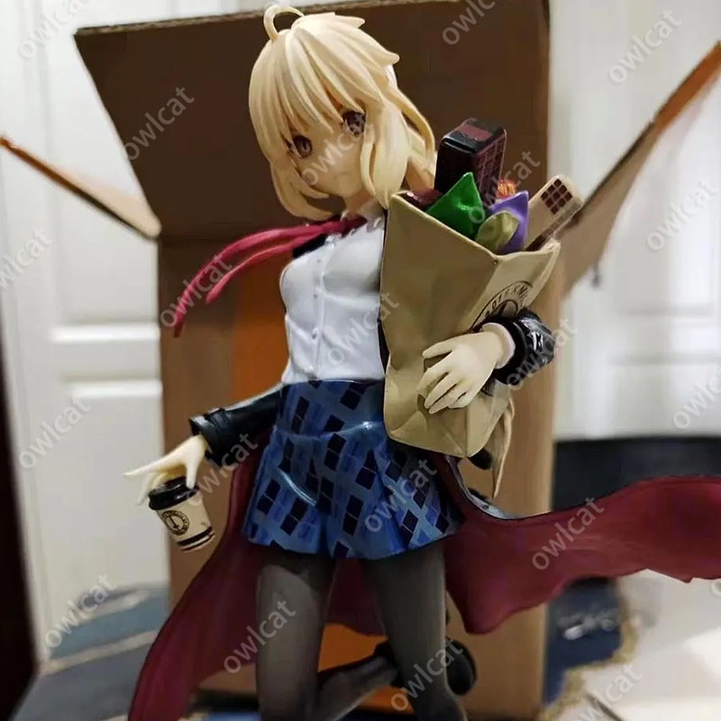 Mô Hình Nhân Vật Fate Grand Order Artoria Pendragon Alter  FGO Saber 25cm 1/7 Dark-Tainted Tyrant Fate Stay Night No.3 Servant SR 4Star PVC Figure Packed in Box