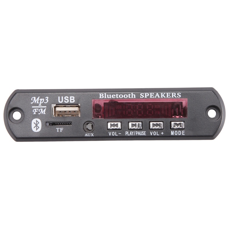 Bảng Mạch Giải Mã bluetooth 5.0 mp3 dc 5v 12v Hỗ Trợ tf usb aux Cho Xe Hơi Điện Thoại