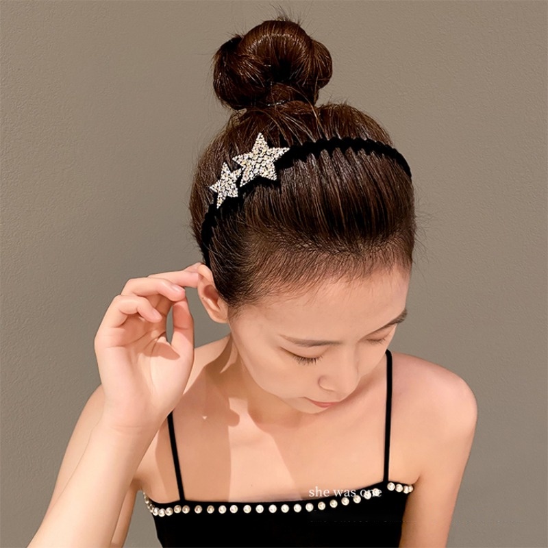 Băng đô Cài Tóc Ngôi Sao Đính Đá Đẹp mới Thời Trang Hàn Quốc Cho Nữ