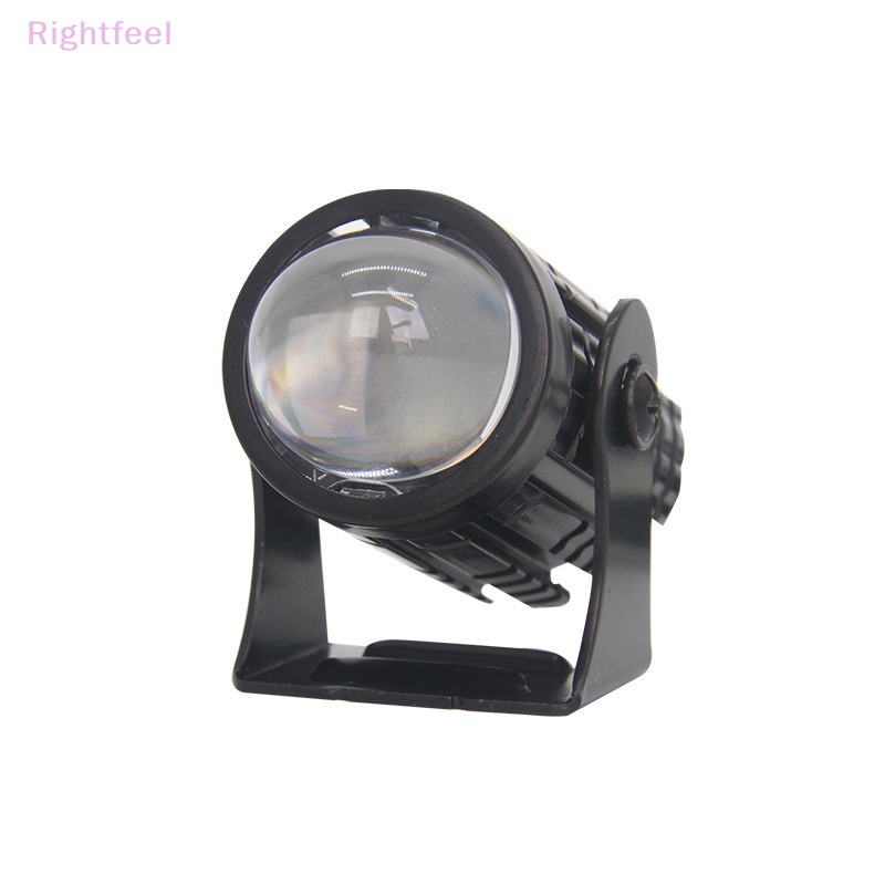 Rightfeel đèn lái xe nhỏ đèn led chiếu sáng ống kính đèn pha xe máy atv scooter đèn led kép màu chùm đèn lái xe đèn phụ trợ ánh sáng mới