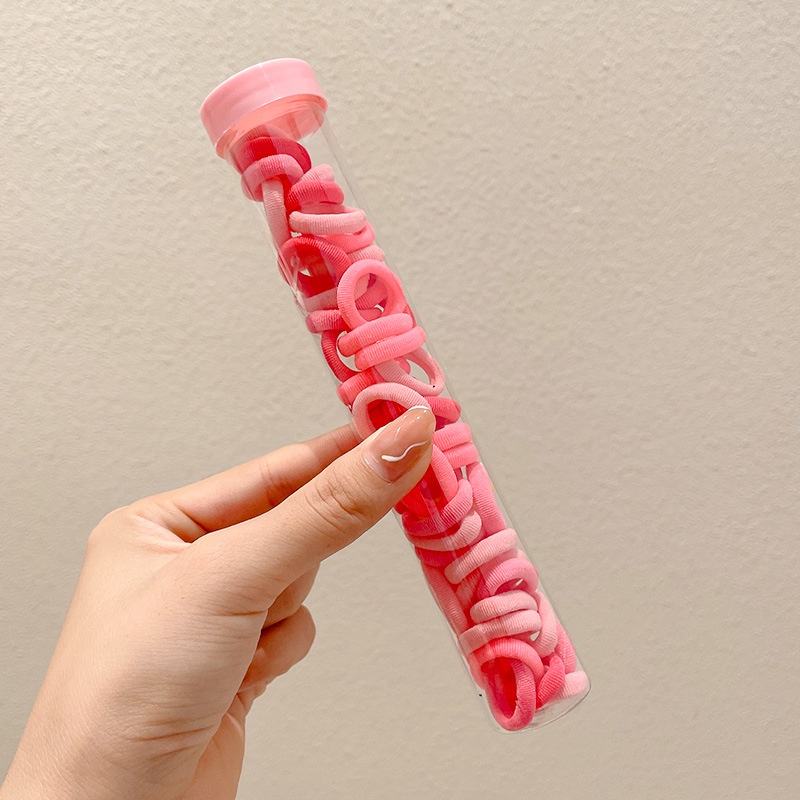 Dây Buộc Tóc Màu macaron Nhỏ Xinh Không Làm Đau Tóc Cho Bé Gái