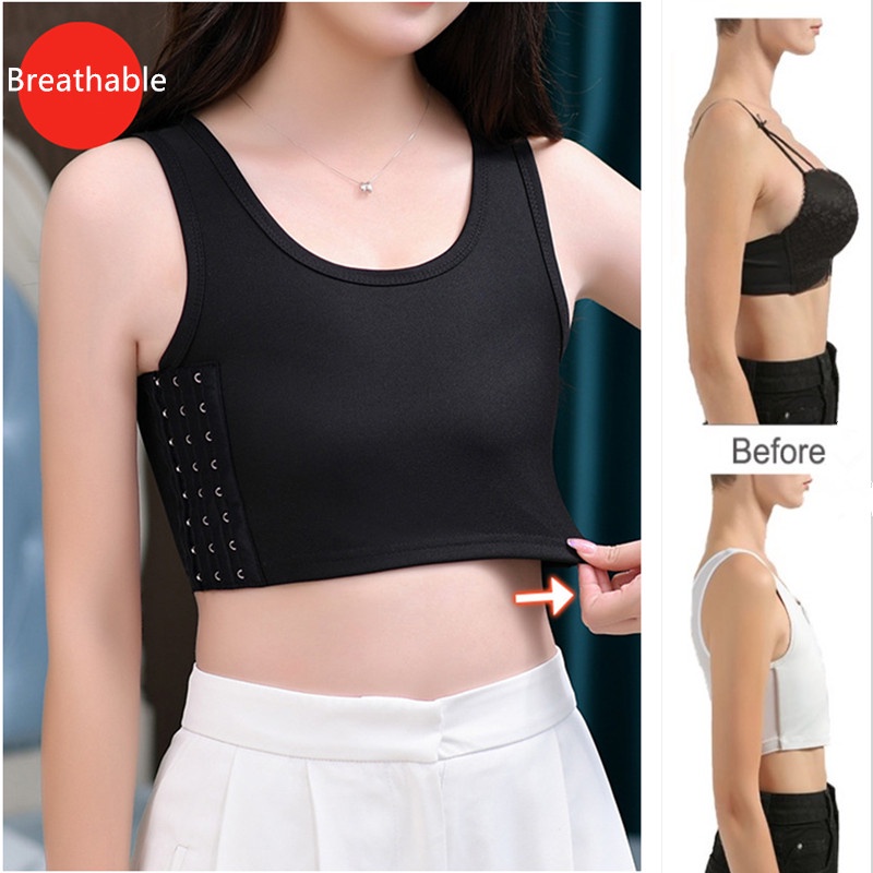Chất kết dính ngực cho ngực lớn phụ nữ đàn ông áo ngực đồng tính nữ có móc cộng với kích thước kéo qua chất kết dính vest