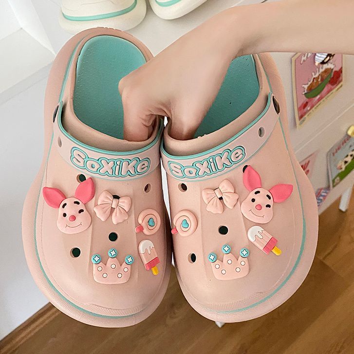 ISAHINI dép nữ dép bánh mì Giày nữ Dép Đi Trong Nhà Dành Cho Nữ 14Z23032611