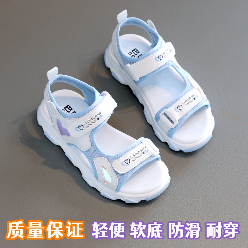 Giày Sandal Đế Mềm Chống Trượt Phong Cách Thể Thao Thời Trang Mùa Hè Dành Cho Bé Gái